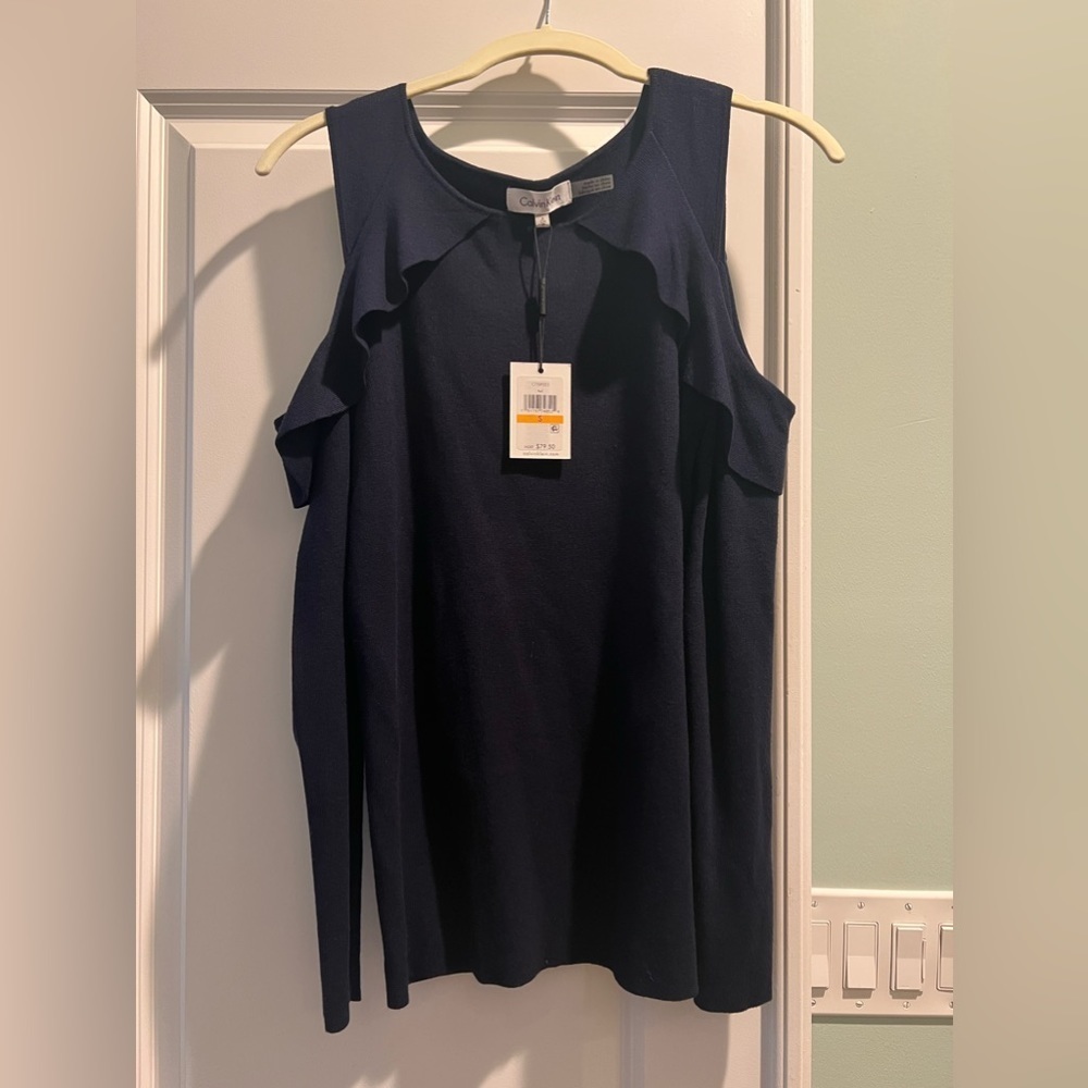 Calvin Klein cold shoulder Sweater